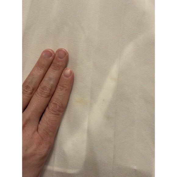 Sandro Paris Cruise Midi Dress Pleated Skirt A Line Button White Green Size 1 S - Picture 10 of 11